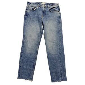 Zara High Rise Blue Jeans